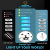 BRAINIAC LED Garage Light Bulb 150W 15000LM Deformable Garage Lights