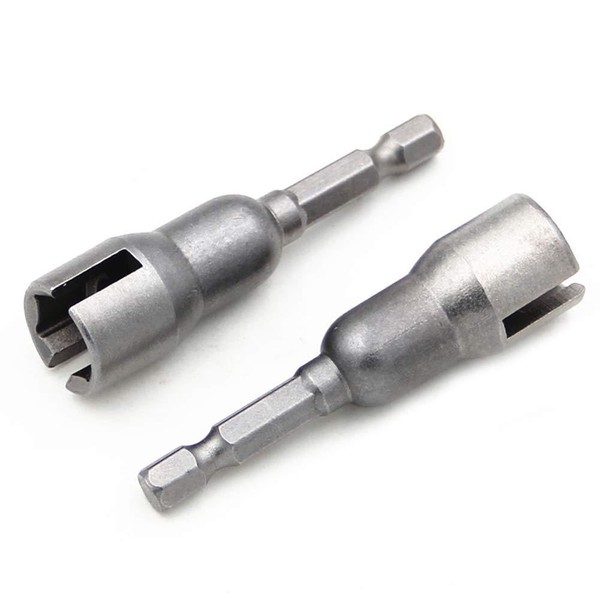 2PCS Power Wing Nut Driver Set,Slot Wing nuts Drill Bit