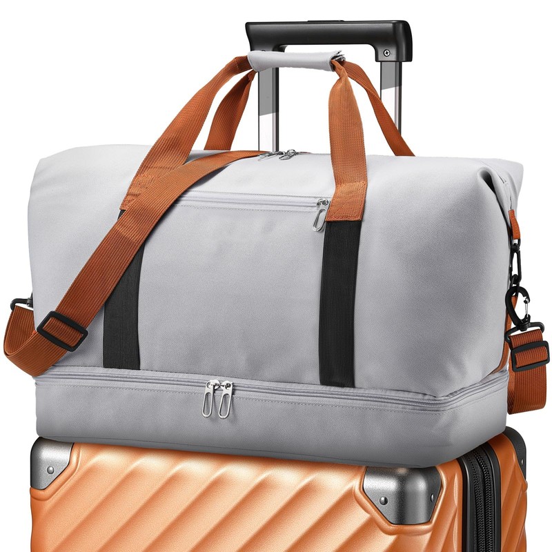 YOETEY Carry-on Suitcase, Backpacks, gray
