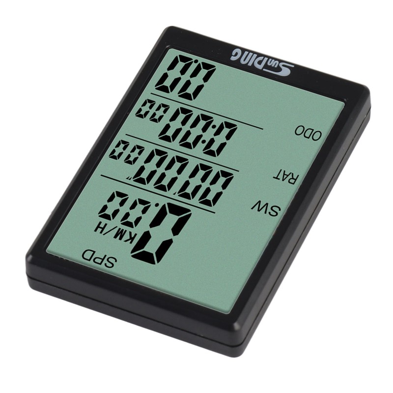 Bike Computer Wireless Bike Speedometer Water Resistant 3in LCD Screen
