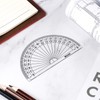 Plastic Protractor Math Protractors 180 Degrees, 4 Inch, Clear, Pack