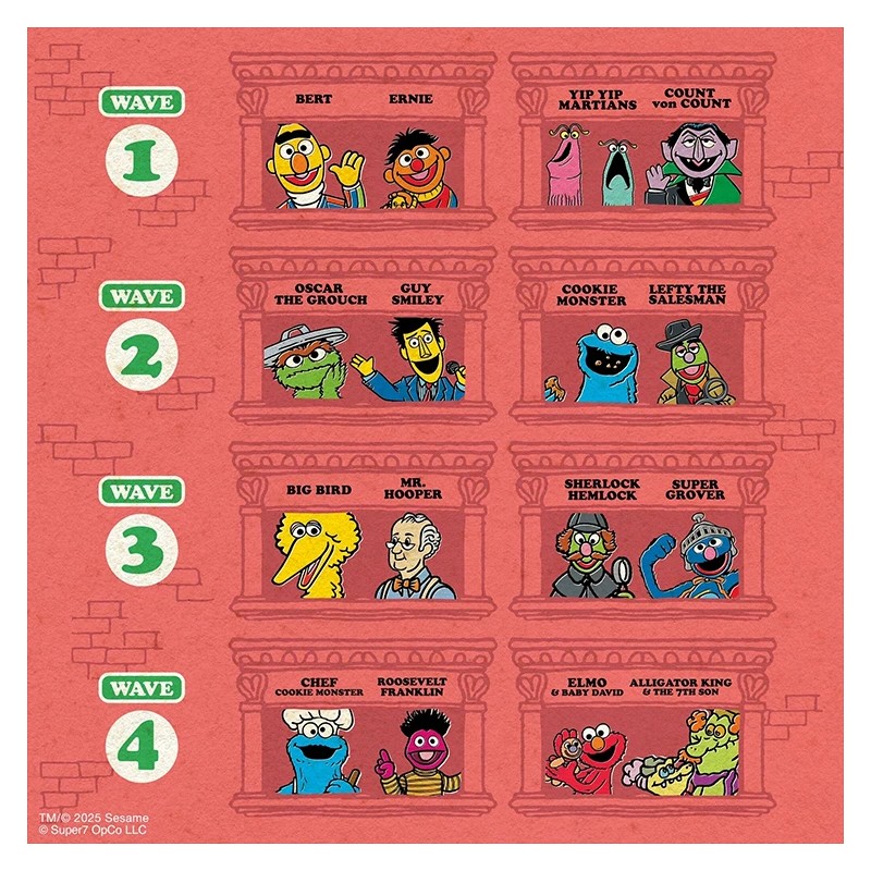 Reaction by Super7 Chef Cookie Monster Sesame Street Action Figure