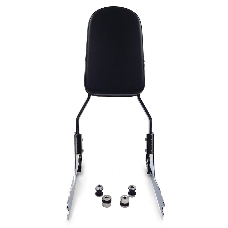 HTTMT MT501-006+SS001-SA Quick Detachable Sissy Bar Passenger Backrest for H-D