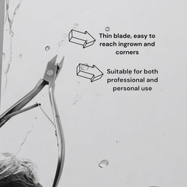 Generic Nail and Ingrown Stainless Steel Long Nipper, Silver