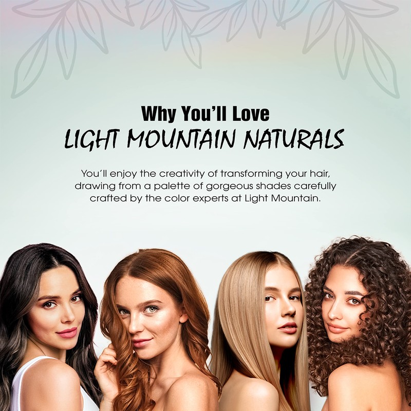 Light Mountain Henna Hair Color & Conditioner - Dark Brown