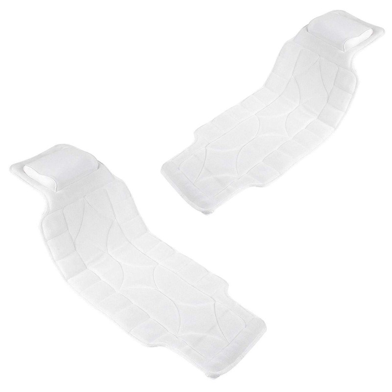 Full Body SPA Bath Pillow Mat with 10 Suction Cups