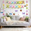 27 PCS Easter Decorations- Happy Easter Banner Egg Garland -