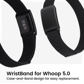 MAKCPOIMER Nylon Loop Compatible with Whoop 5.0 Band, Adjustable Sport Wristband Strap for Whoop 5.0 – Not Compatible with Gen 4