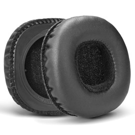 PESLNG Professional PU Leather Replacement Ear Pads Compatible with Marshall MID ANC, Uses High Quality Memory Foam for More Comfort and Durability. (Protein Leather Black)