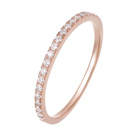 Women's Eternity Engagement/Wedding/Memory Ring, 925 Silver, Cubic Zirconia, 925 Sterling Silver