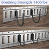 8 PCS Heavy Duty E Track J Hooks,Semi-Trucks Trailer Hang