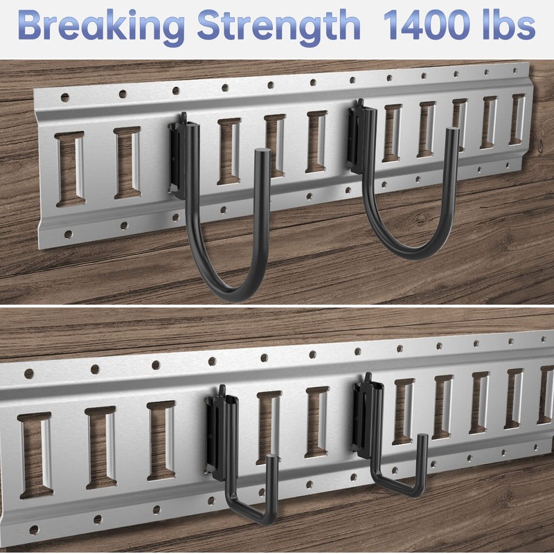 8 PCS Heavy Duty E Track J Hooks,Semi-Trucks Trailer Hang