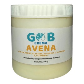 Crema De Avena Ozonizada - Gob - 240 G Neutra