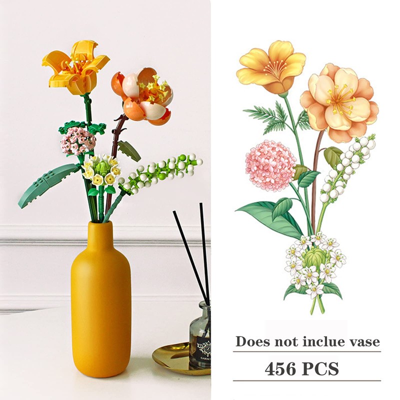 Flower Bouquet Kit Sets, Unique Gift for Adults/Teenagers, DIY Building
