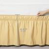 PiccoCasa Elasticated Bed Skirt Ruffled Bed Base Wrap Around Bed