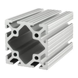8020, 3030, 15 Series 3 Inch x 3 Inch Square T-Slotted Aluminum Extrusion DIY Extruded Linear Slot Bar Rail 80/20 (Clear Anodize, 12" Long)
