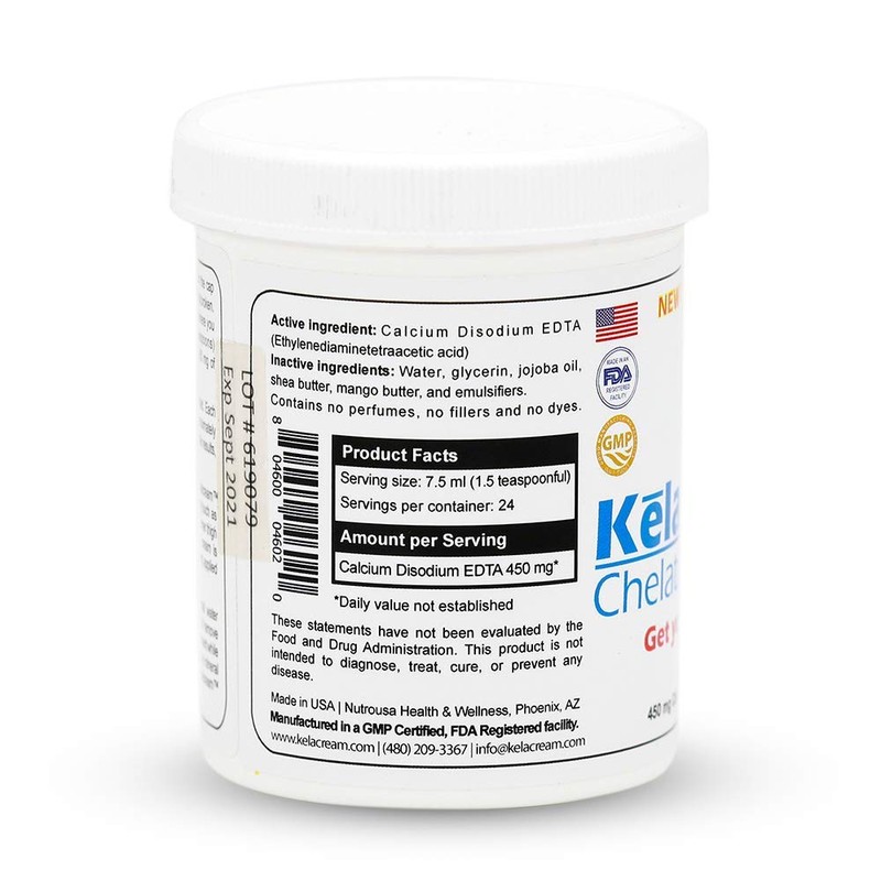 KelaCream EDTA Heavy Metal Detox Cream