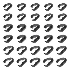 MECCANIXITY Mic Cable Clips Microphone Tie Clip Mini Microphone Clamp Universal Mic Cable Clips 15mm 20mm 25mm 30 Set