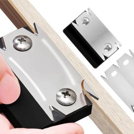 Bestgle Mini Edge Banding Trimmer, Portable Hand Planer Veneer Edge Bander Trimmer & Cutter, Wood Edge Banding Trimming Tool with 2 Pieces Blades Replacement for Wood, Veneer, PVC, ABS