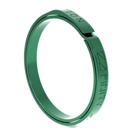 0-FINITY Titanium Keyring Titanium, for carabiner, car keys, organizer, EDC gears, accessories, keychain For men and woman (Groen)