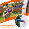 SYNTHORA 100pcs Foam Darts with Suction Cup Refill Pack, 7.2cm