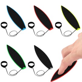 5pcs Finger Surfboards, Finger Surf Board for Car Window Creative Mini Finger Surfboard Toy Fingertip Surfboard for Kids Teens Adults Indoors Outdoors Practice