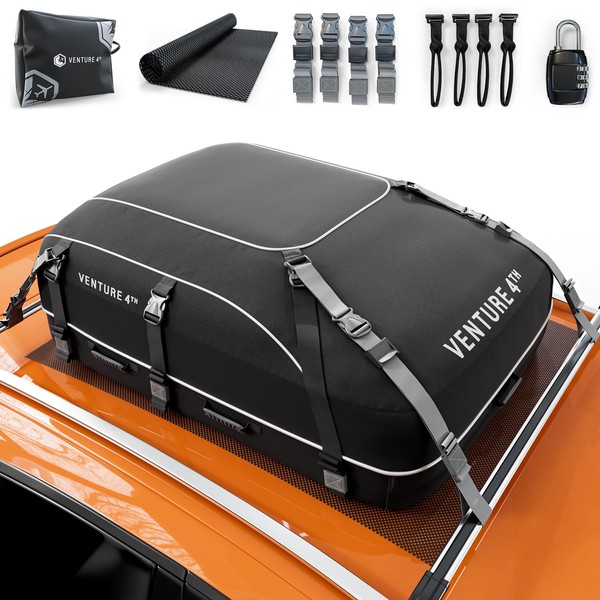 VENTURE 4TH Rooftop Cargo Carrier - 21 Cubic Feet Waterproof