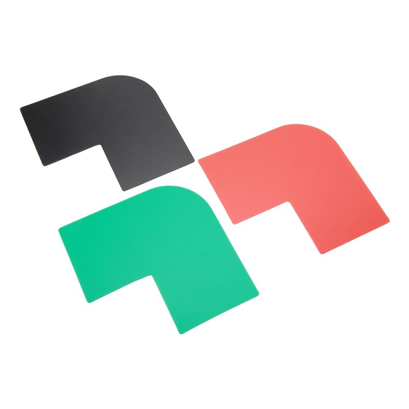 Beard Guide Stencil, Safe 3 Piece Moustache Chop Stencil Shaping