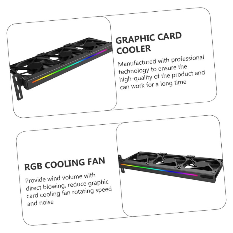 LABRIMP Graphic Card Cooler Argb Pin Air Cooling Device for