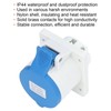 3 Pin 2P+E Industrial Connector IP44 Waterproof Concealed Mount Aviation