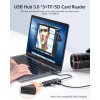GiGimundo USB 3.0 Hub 4-Port Adapter Charger Data SLIM Super