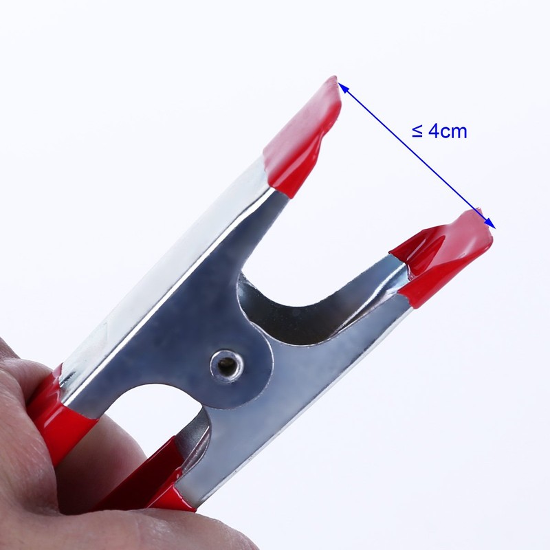 8 Market Stall Tarpaulin Clips Strong Spring Clamp Clamps Heavy