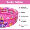 Big Summer 3 Rings Kiddie Pool, 48”X12”, Kids Swimming Pool,