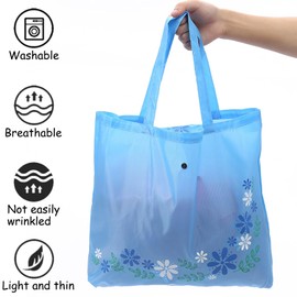 VPB Pack of 2 Foldable Shopping Bags, Reusable Shopping Bags, Ragable Lightweight Capacity Shopping Bag, Environmentally Friendly Bag for Daily Shopping Loading, black