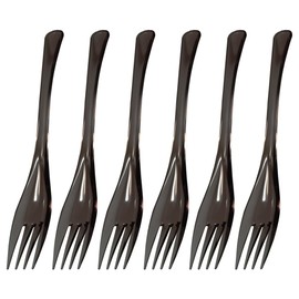 PTW111_195 IJ Plakira Classic Fork Set, Easy to Eat Fruit, 7.9 inches (20 cm), Made in Japan, Bleach, For Home Parties, Outdoors, Kids, Camping, Stylish, Cute, Smoke, Dessert Fork, Easy to Hold, Easy