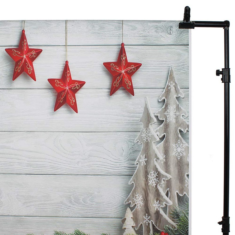 OUYIDA Christmas Theme 5X7FT Vinyl Seamless Pictorial Photography Background Computer-Printed