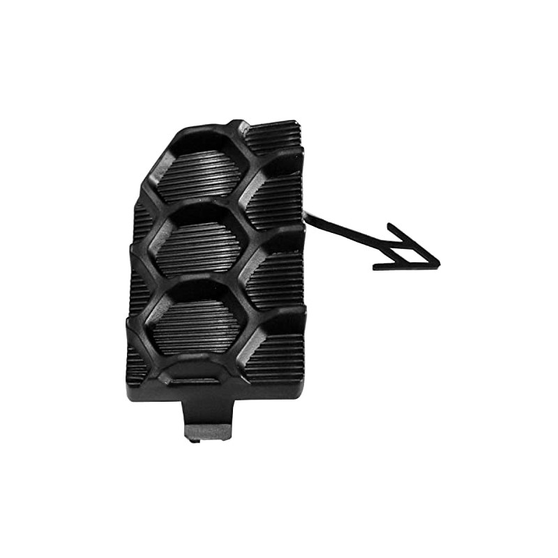 Upgrade Your Auto Black Textured Polypropylene Driver/Passenger Side Front Tow