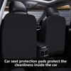 SXTDKMJ 2 Stück Rückenlehnenschutz Auto, Sitzschutz Auto Rückenlehne Autositz Schutz