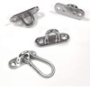 Hushtong Stainless Steel 1.8 inch Pad Eye Plate U Hooks