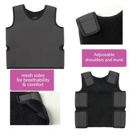 UIMEYIM Sensory Compression Vest For Kids Autism Vest Deep Pressure Comfort for Hyperactivity, Mood Processing Disorders