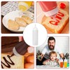 Abnaok 8oz Food Grade Plastic Squeeze Condiment Bottles with Cap