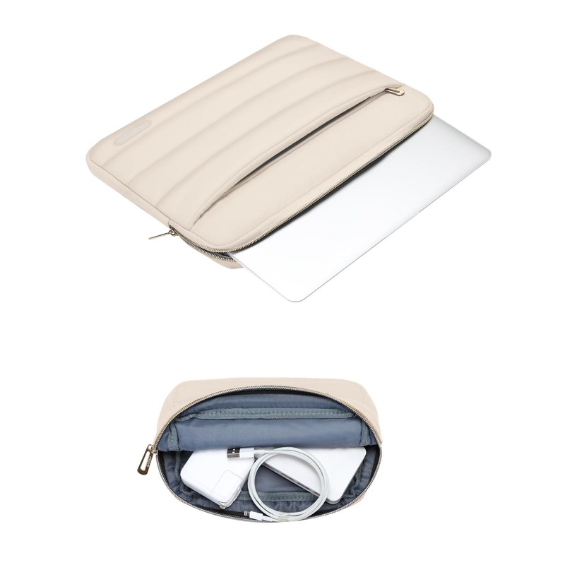 MOSISO 17-17.3 inch Laptop Case, 17.3 inch Puffy Laptop Sleeve