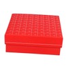Mobestech 81grid Cardboard Tube Storage Box for Sample Vials Freezer