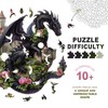 Wooden Puzzles for Adults - Challenging Dragon on The Castle