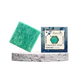 LIMOPA Collagen Organic Bar Soap Moisturizing Soap Made from Natural Oil | Hair Hand Face Body Bath Wash | Skin Care Cleanser Shampoo