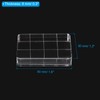 PATIKIL Acrylic Stamp Block, 3 Pack Stamping Block Rectangular Shape