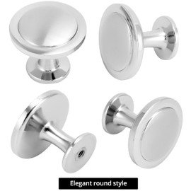 QWORK® Pack of 12 Furniture Knobs, Cupboard Knobs, Furniture Knobs, Door Knobs for Drawers, Dressers