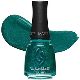 China Glaze Esmalte de Uñas Give Me The Green, Color de Alta Pigmentación, Secado Rápido, Resistente al Astillado, 14 ml