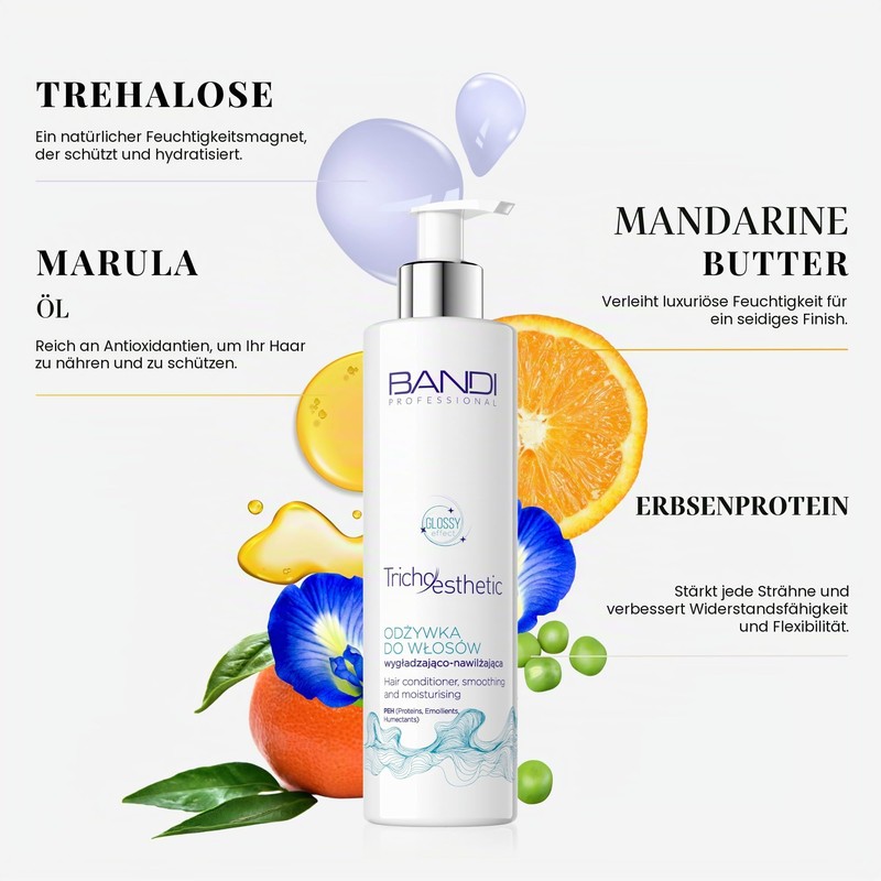 Bandi - Moisturising Hair Conditioner For Smoothing Shine Split Ends