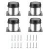HAOCHEN 4 Pcs Adjustable Legs, Stainless Steel Furniture Feet, Table